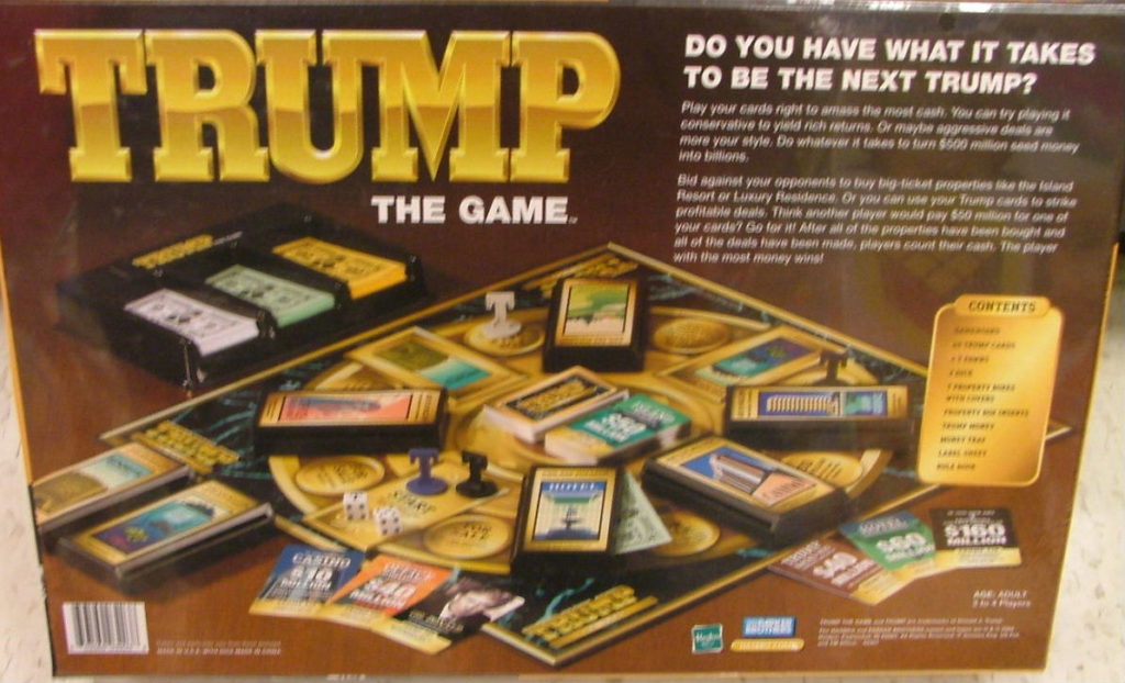 Trump - The Game. Foto: ypt Keeper, CC0 1.0