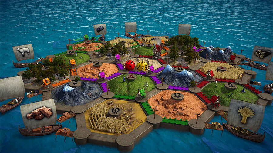 Catan gibt es auch für Switch, PlayStation und Xbox. Bild: Catan GmbH/Asmodee Entertainment
