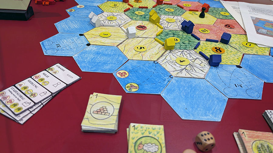 Der Prototyp von Catan.